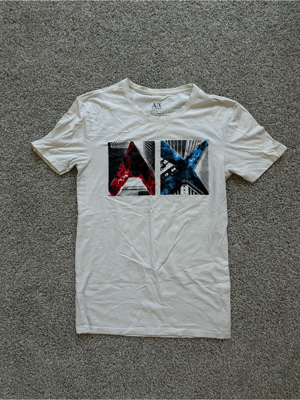 armani exchange crew tee